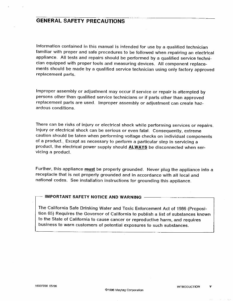 Maytag Admiral DWUA & DWC Dishwasher Repair manual preview img 7