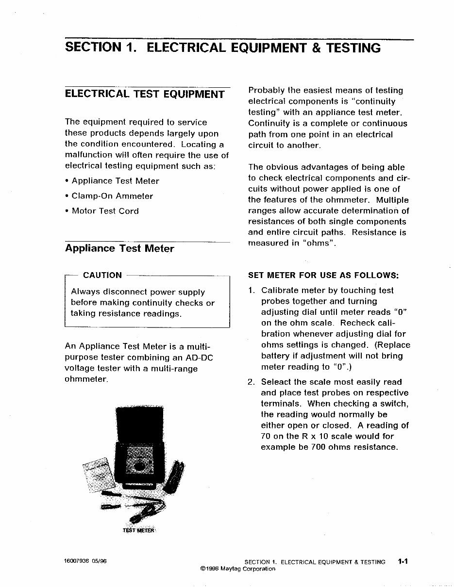 Maytag Admiral DWUA & DWC Dishwasher Repair manual preview img 9