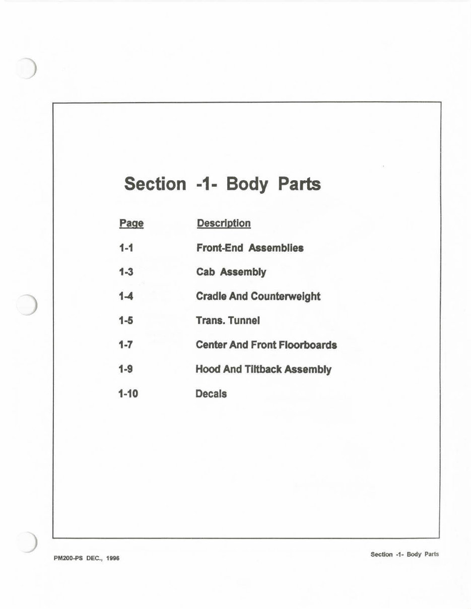 HYTRAK Forklift 624B 644 842B 844 Parts Manual Catalogue Catalog preview img 3