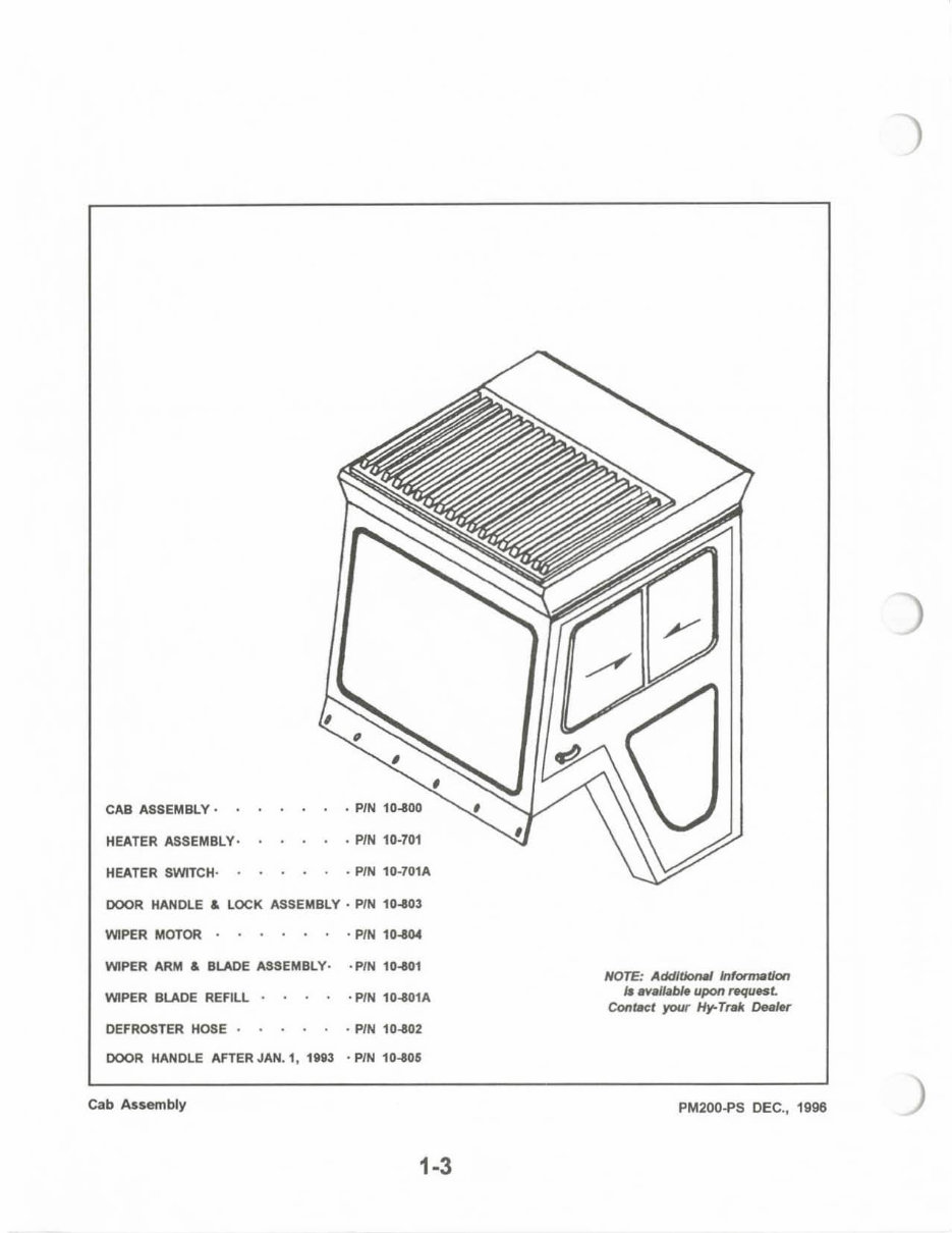 HYTRAK Forklift 624B 644 842B 844 Parts Manual Catalogue Catalog preview img 6