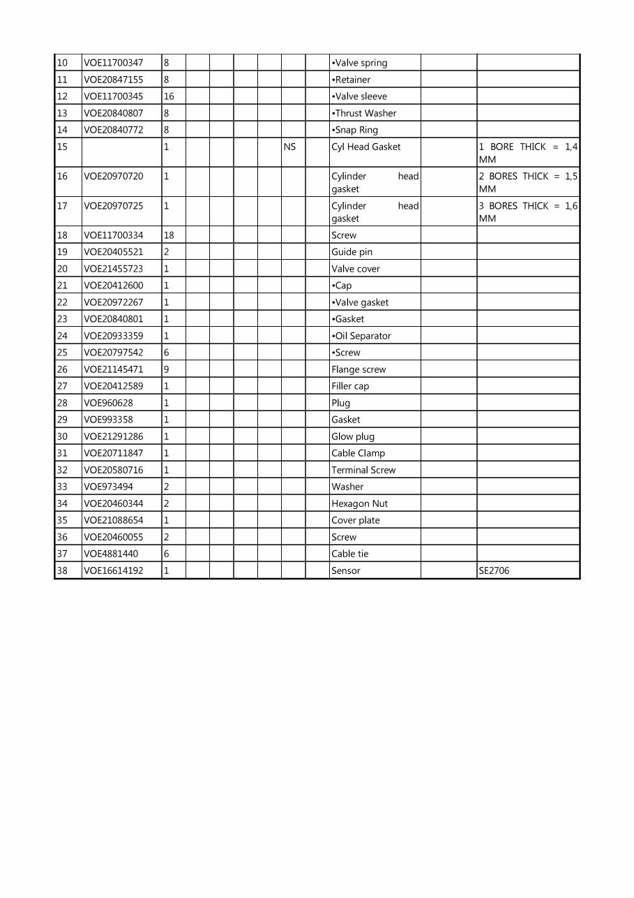 Volvo BL61B Backhoe Loader Service Parts Catalogue Manual INSTANT SN: 1202051 and up preview img 5