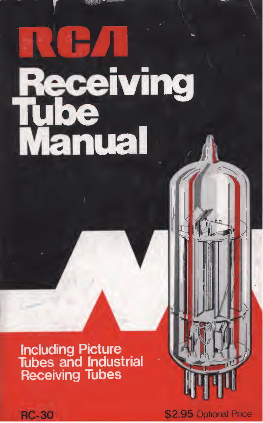 RCA Receiving Vacuum Tube RC-30 Manual Radio TV Book preview img 1