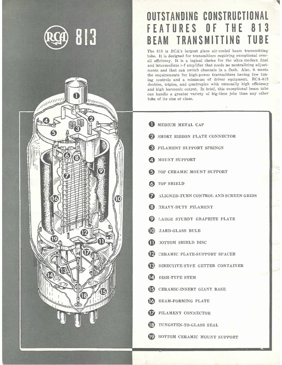 RCA TRANSMITTING ELECTRON VACUUM TUBE Catalog Radio Book preview img 4