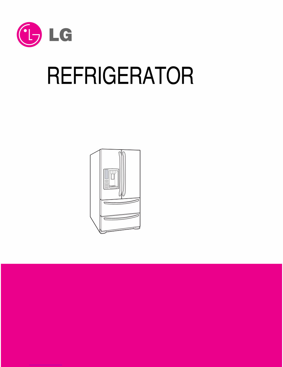 LG Refrigerator LMX21981ST Service Manual preview img 1