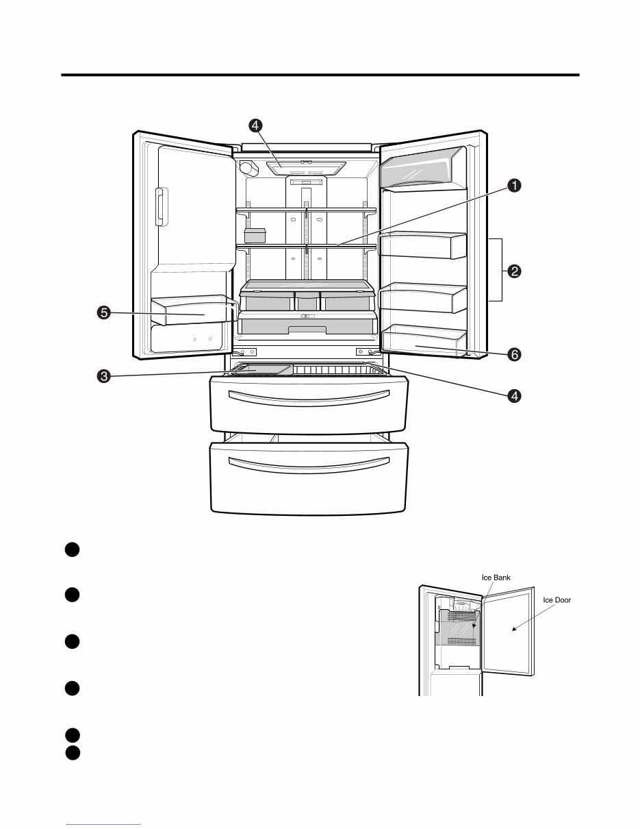 LG Refrigerator LMX21981ST Service Manual preview img 5