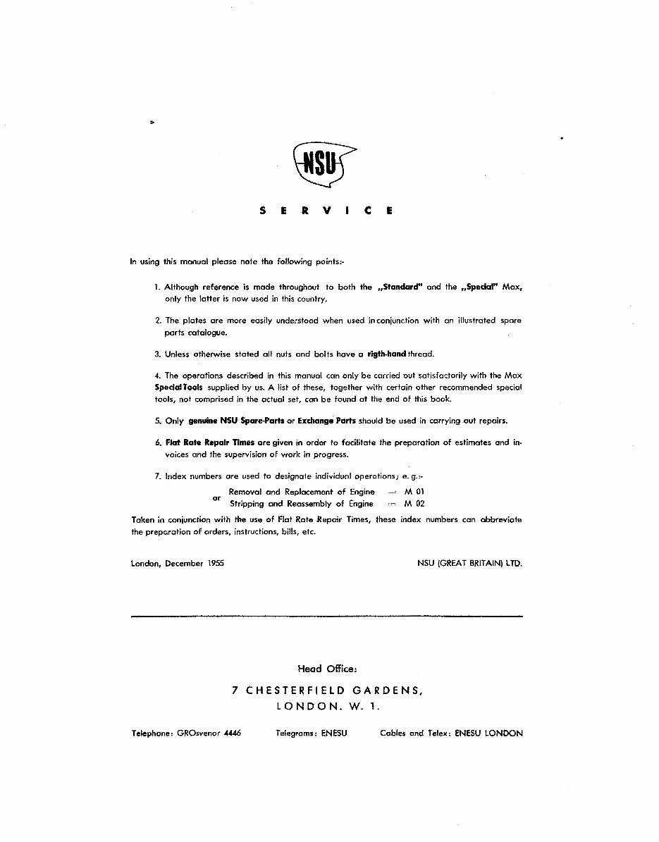 NSU max motorcycle manuals preview img 1