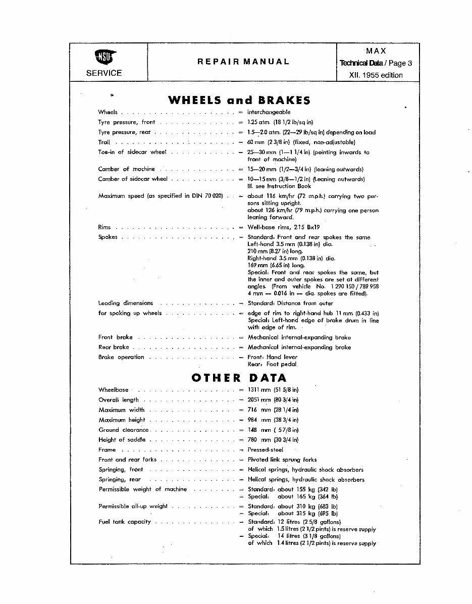 NSU max motorcycle manuals preview img 4