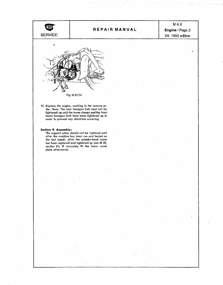NSU max motorcycle manuals preview img 6