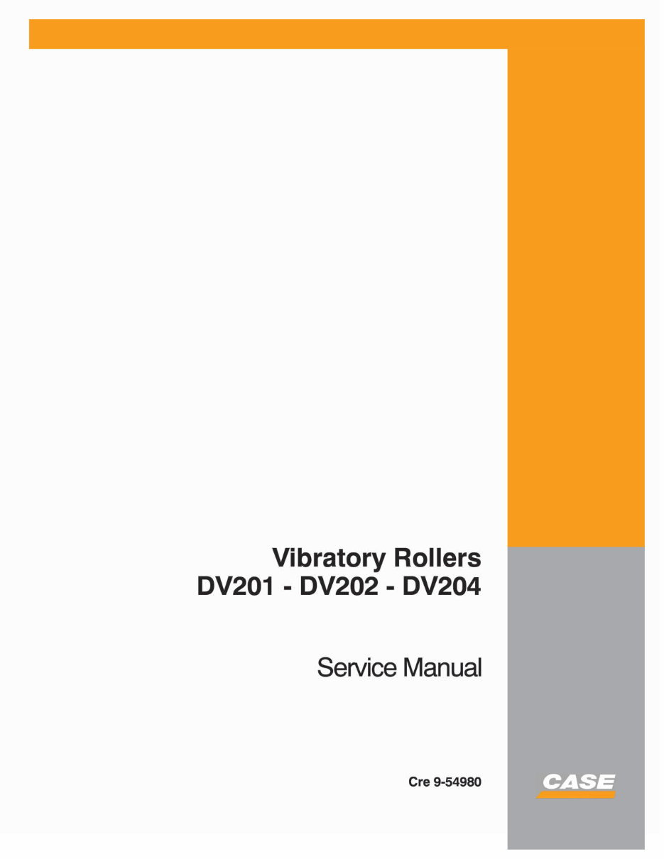 Case DV201, DV202, DV204 Service Manual preview img 1