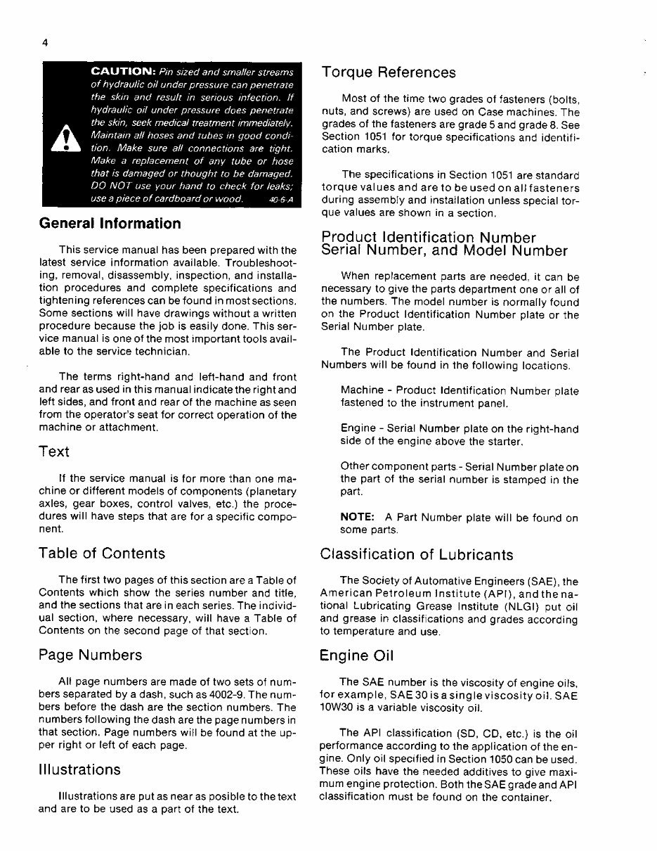 Case 1150C Service Manual preview img 4