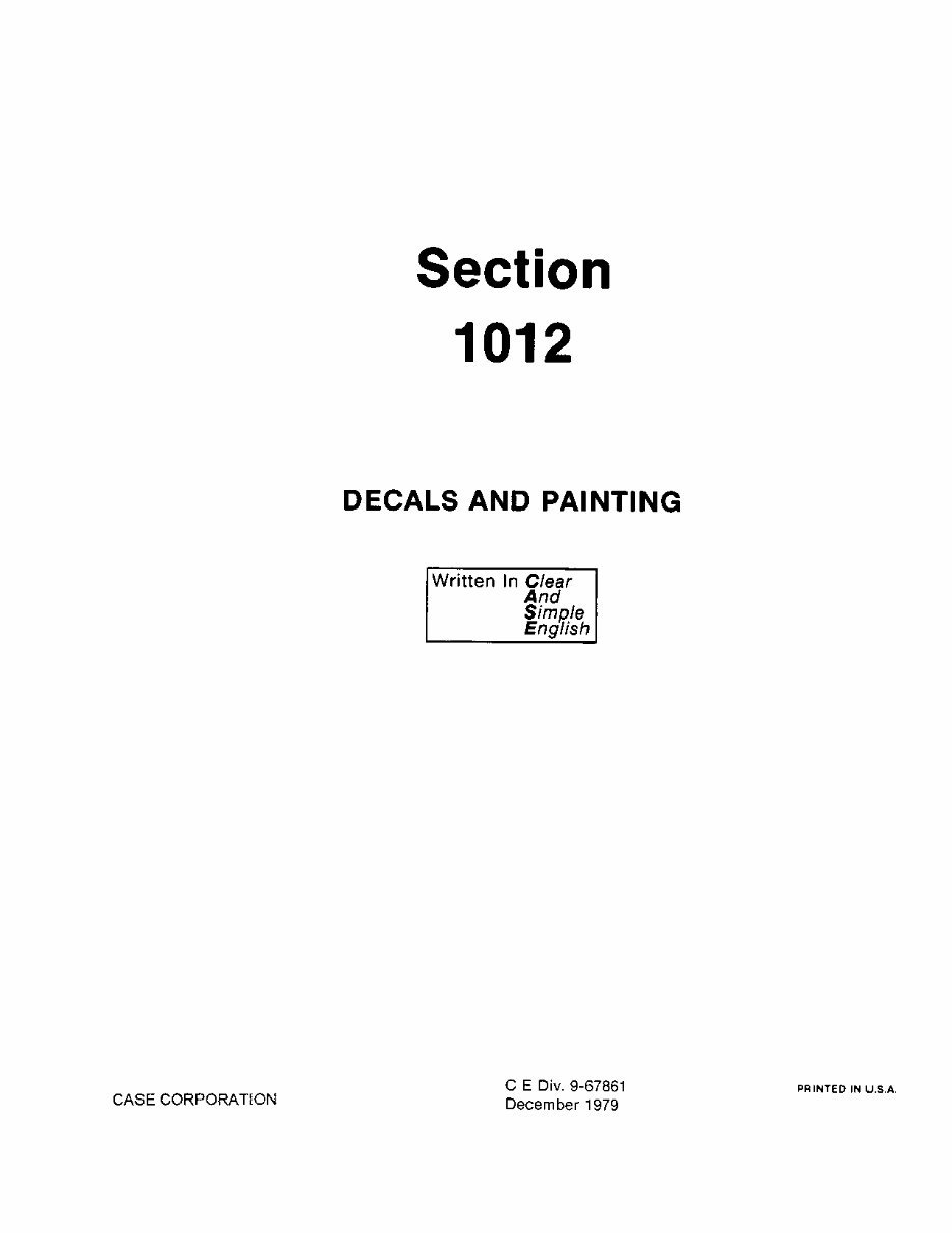 Case 1150C Service Manual preview img 9