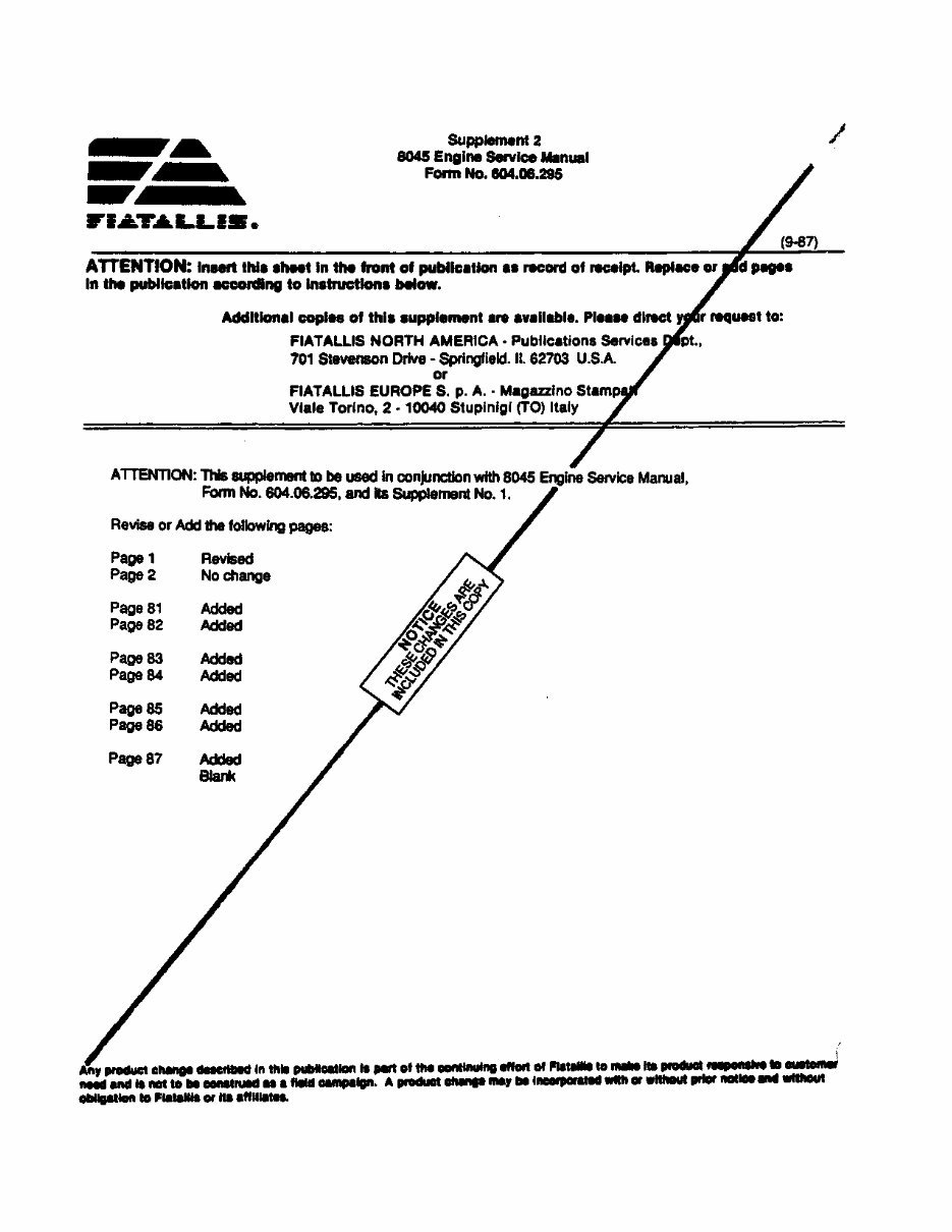 New Holland CE FD5, FL5, FL5B Service Manual preview img 8