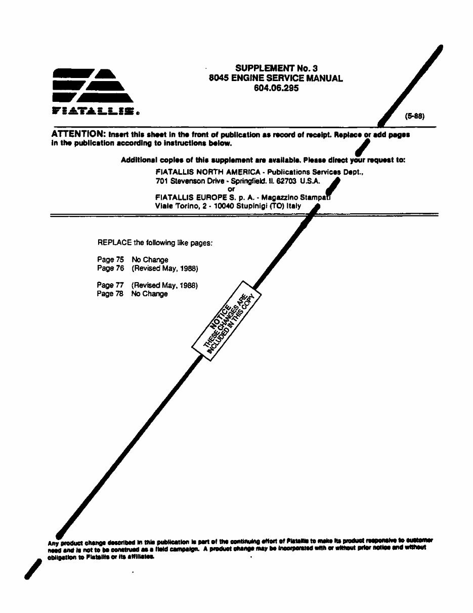 New Holland CE FD5, FL5, FL5B Service Manual preview img 9