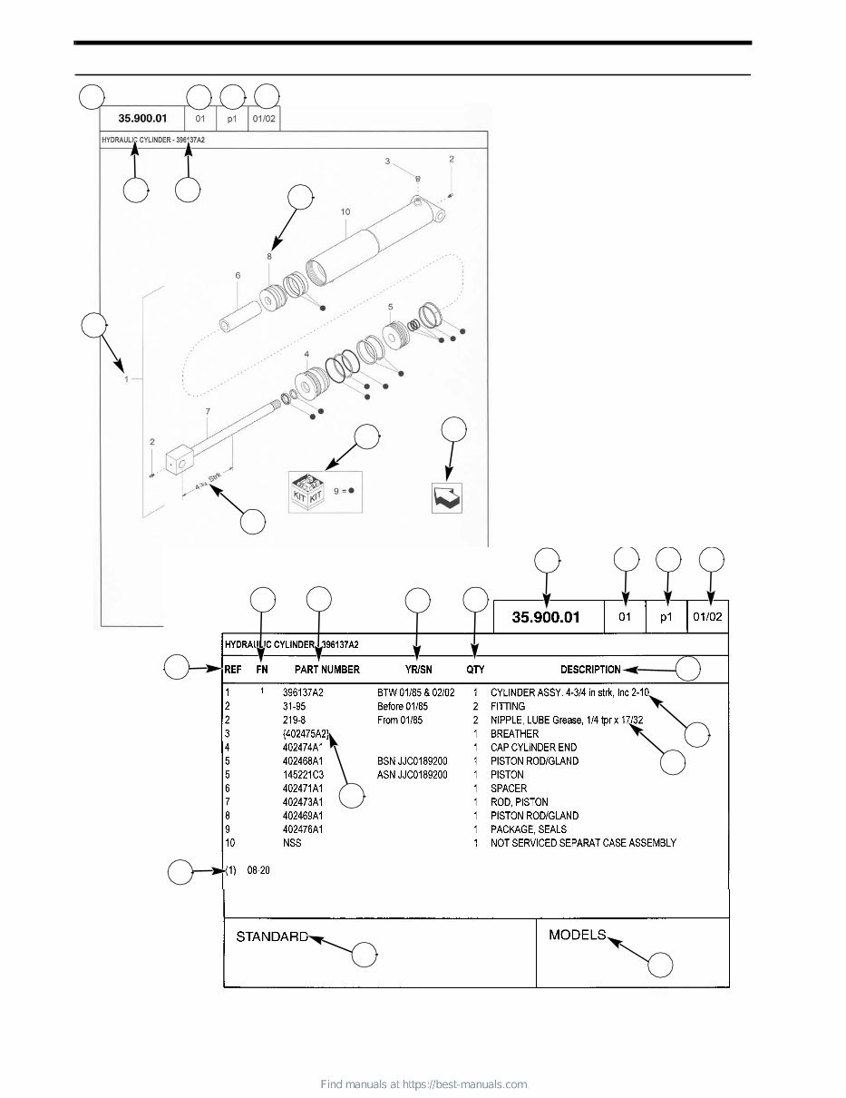 Case SR130, SR150, SR160, SR175, SV185 Parts Catalog preview img 5