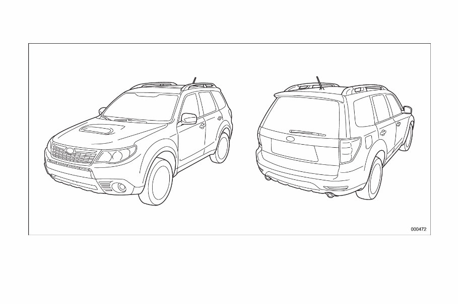 2010 SUBARU FORESTER Owners Manual preview img 2