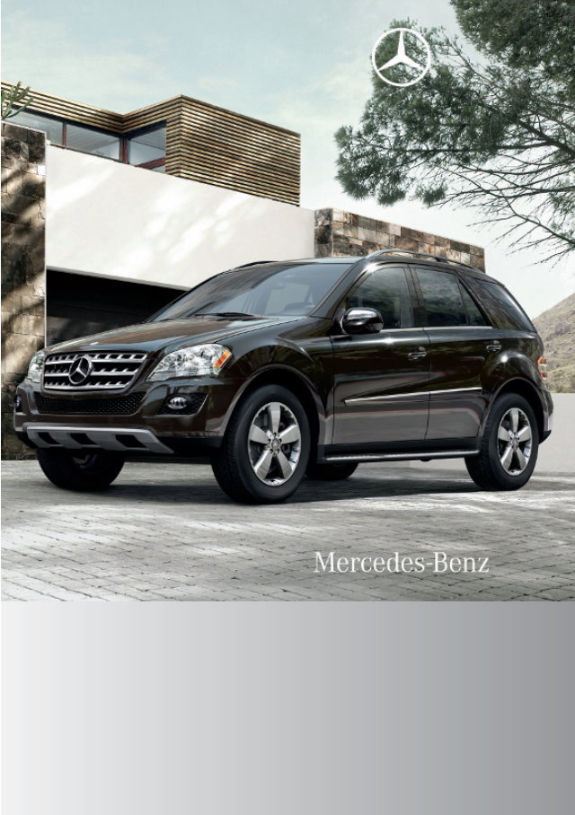 2010 Mercedes-Benz M-Class (W164) Owners Manual preview img 1