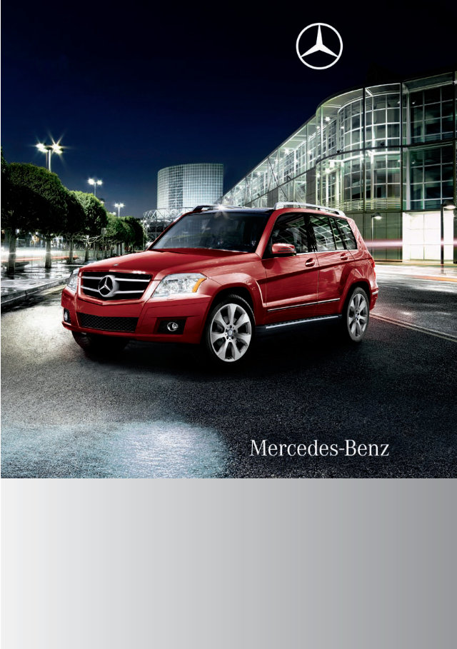 2011 Mercedes-Benz G Class GLK350 Owners Manual preview img 1
