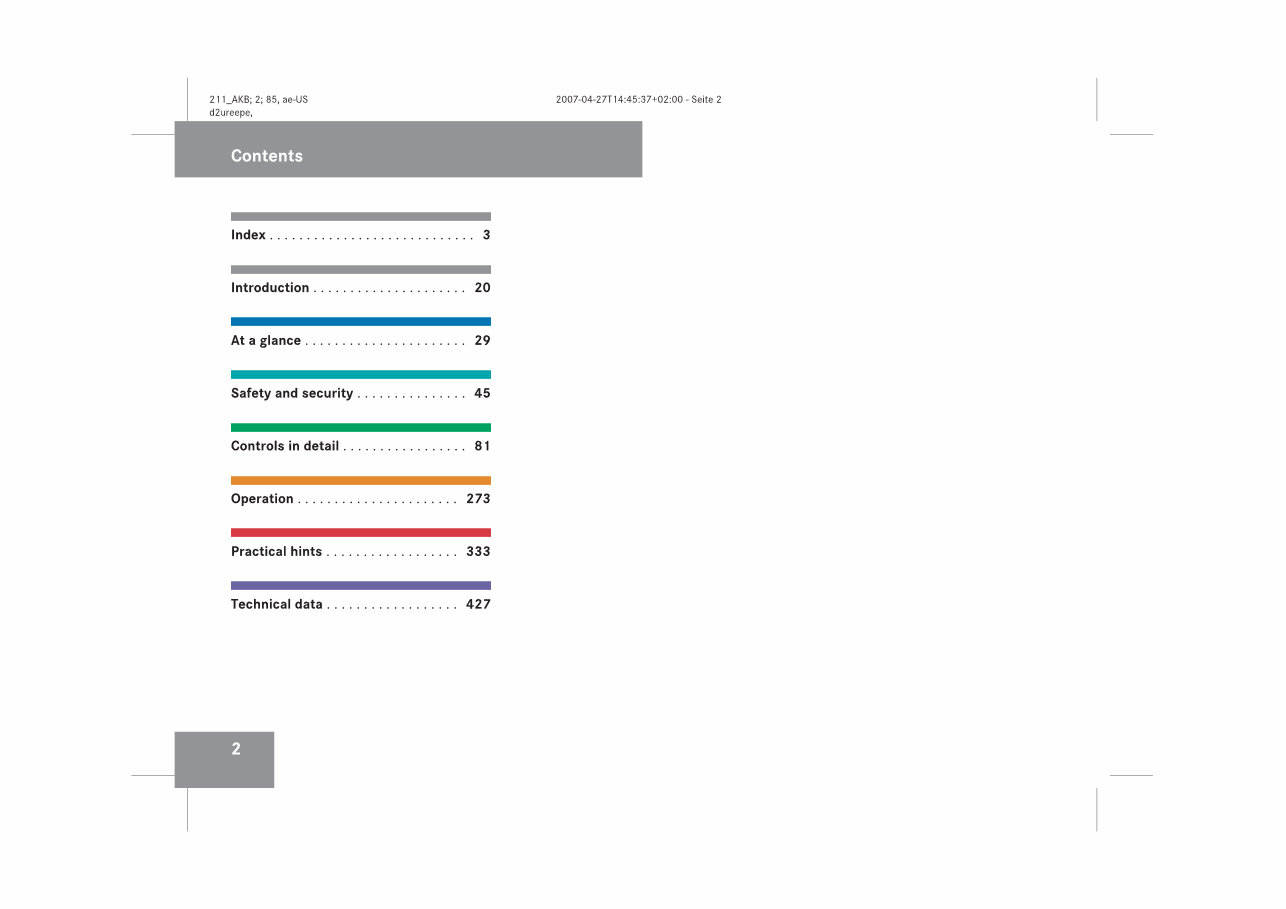 2008 Mercedes-Benz E-Class E350 Owners Manual preview img 4