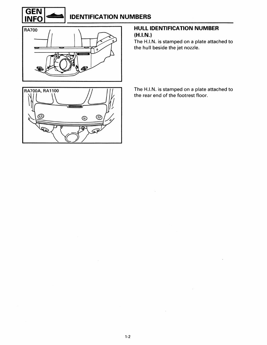1997 Yamaha WaveRaider (RA700) OEM Service & Repair Manual preview img 10