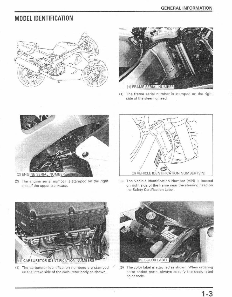 1996-1998 CBR900 RR Service & Repair Manual preview img 6