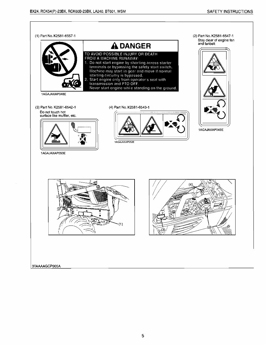 Kubota Rotary Mower RCK54-23BX-EU Workshop Service Repair preview img 5