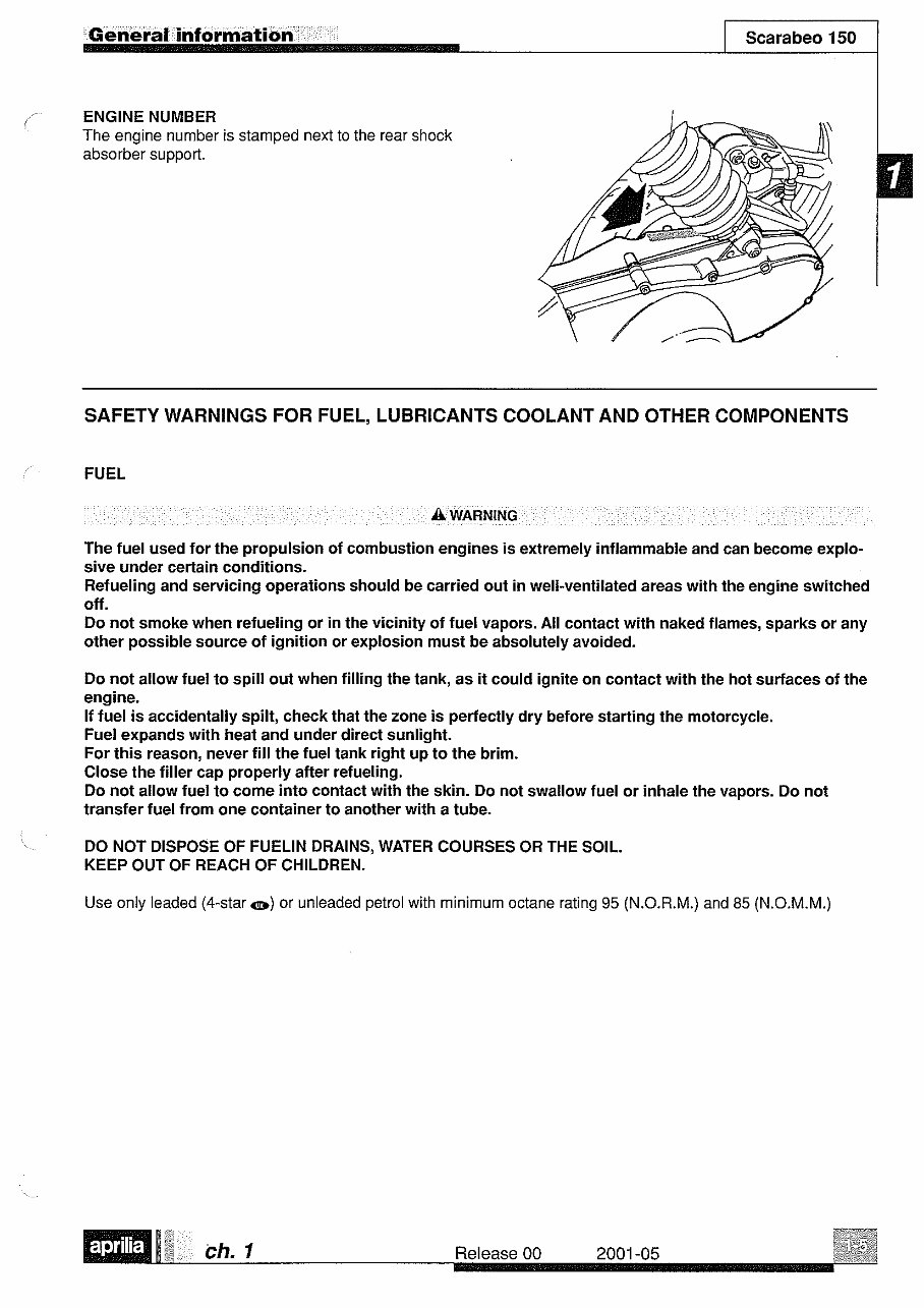 1999-2004 Aprilia Scarabeo 150 Service & Repair Manual preview img 9
