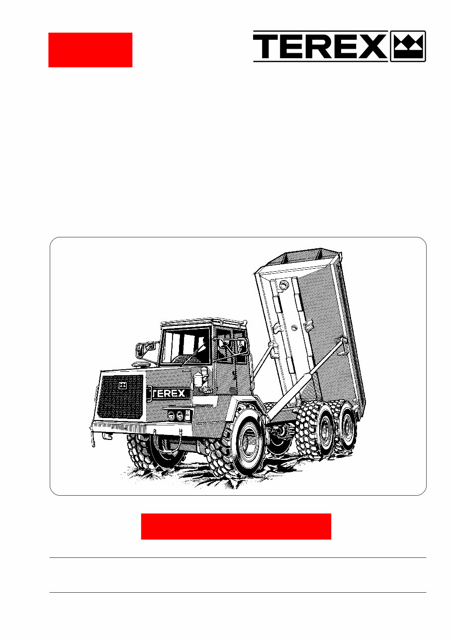 Terex 2566c, 2766c, 3066c Articulated Dumptruck Full Service & Repair Manual preview img 1