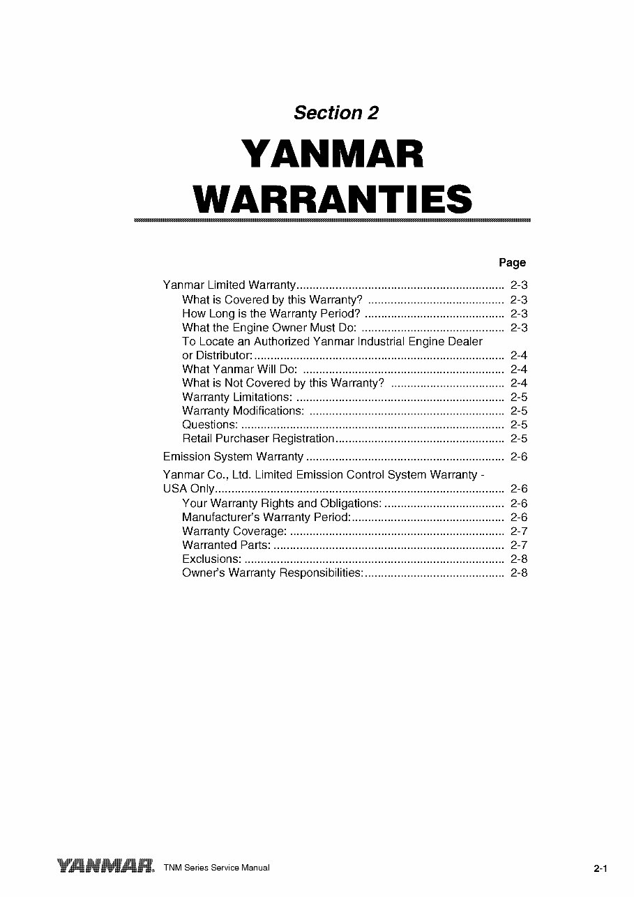 Yanmar 3TNM68, 3TNM72 Diesel Engine OEM Service & Repair Manual preview img 9