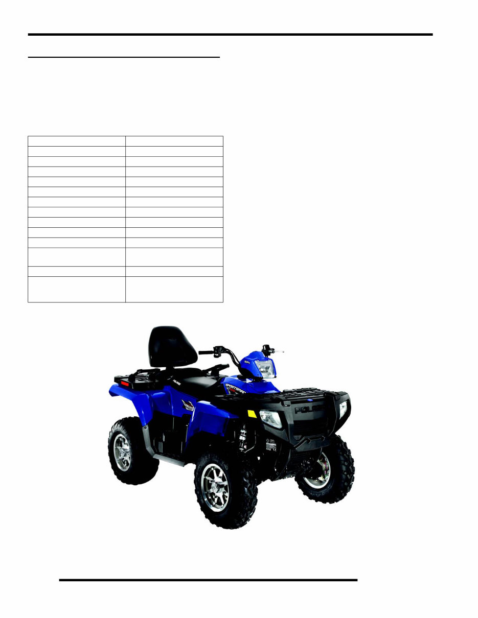 Polaris Sportsman 500 HO 2008 2009 2010 Service Manual preview img 10