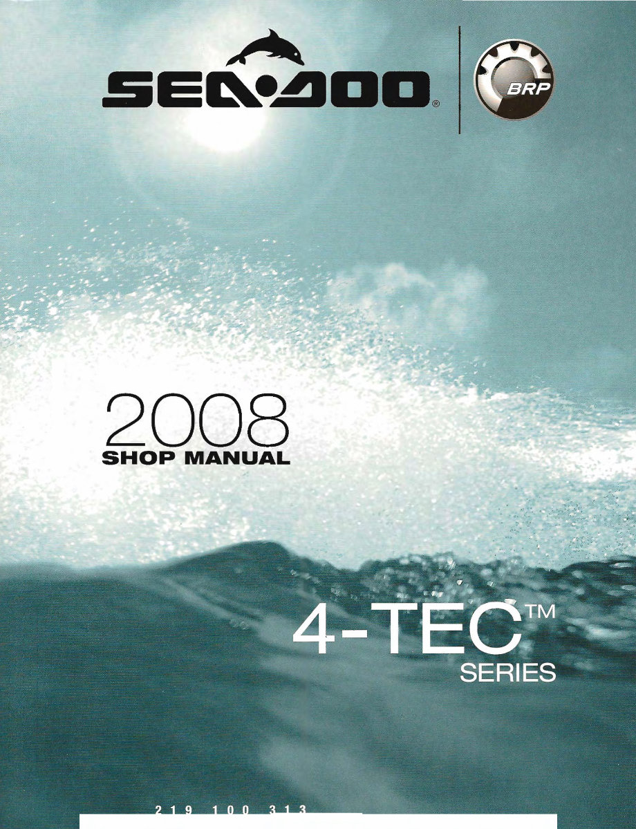 2008-2009 Sea-Doo GTI SE 155 Service & Repair Manual preview img 1