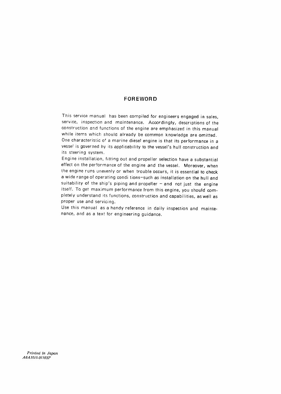 Yanmar 3JH2E 3JH2TE Marine Diesel Engine Service Repair Shop Manual preview img 4