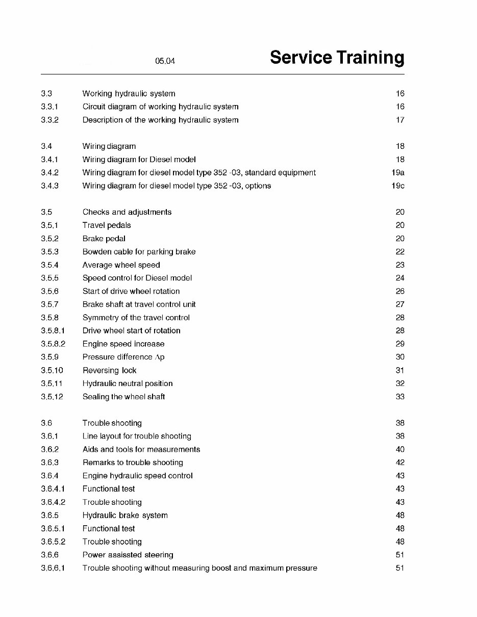 Linde Forklift Truck 352 Series: H35, H40, H45 Service Training Manual. preview img 4