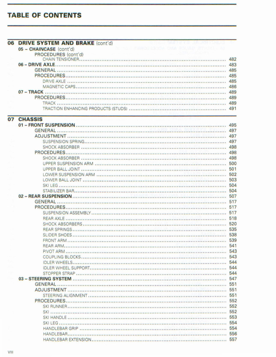 2009-2010 BRP Ski-Doo Snowmobiles Service & Repair Manual preview img 8