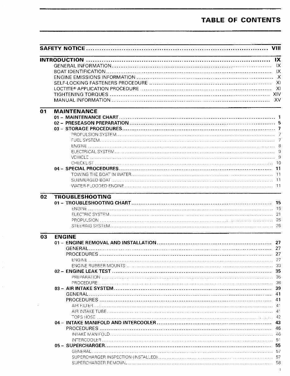 2007 Sea-Doo Sport Boats Service & Repair Manual preview img 4