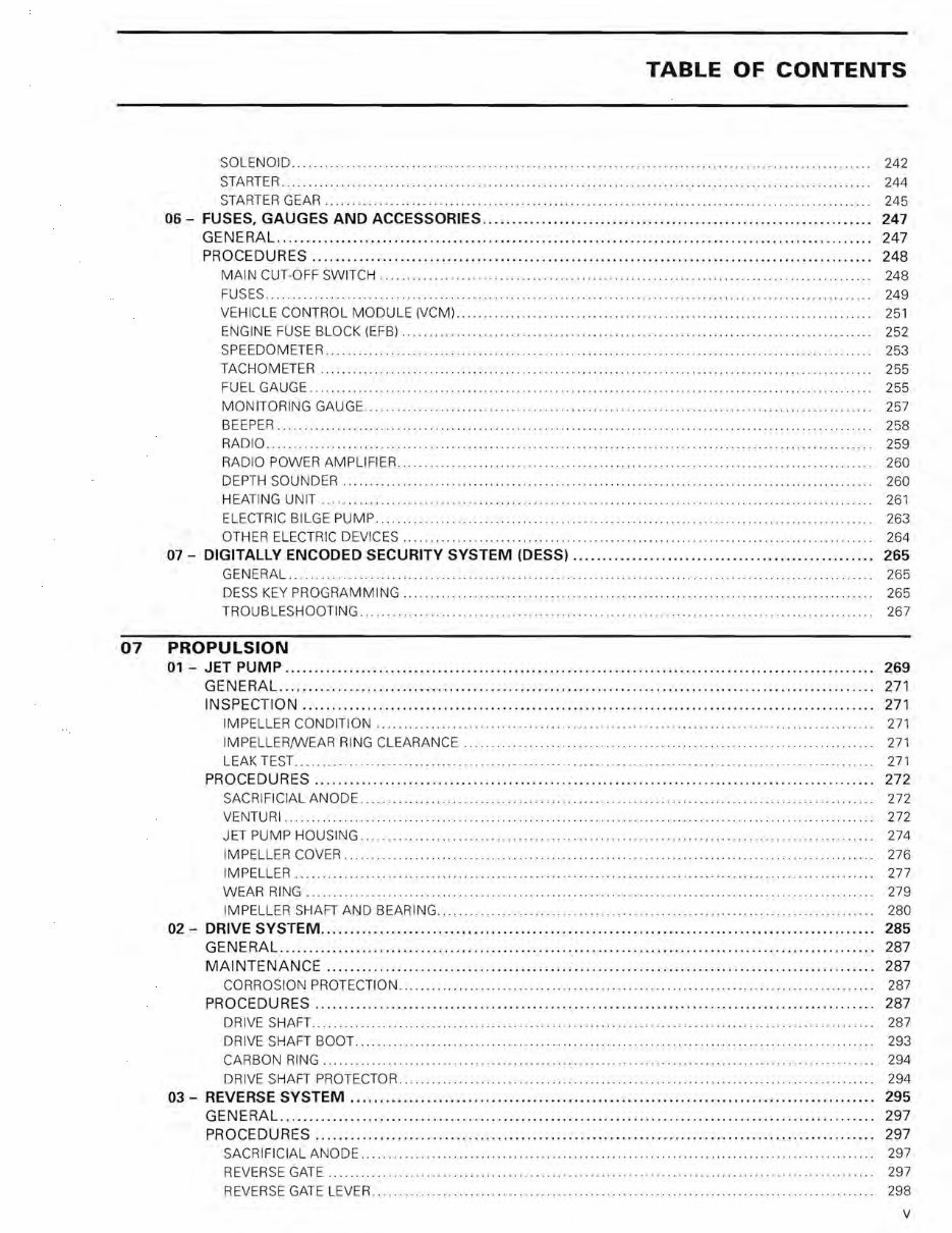 2007 Sea-Doo Sport Boats Service & Repair Manual preview img 8