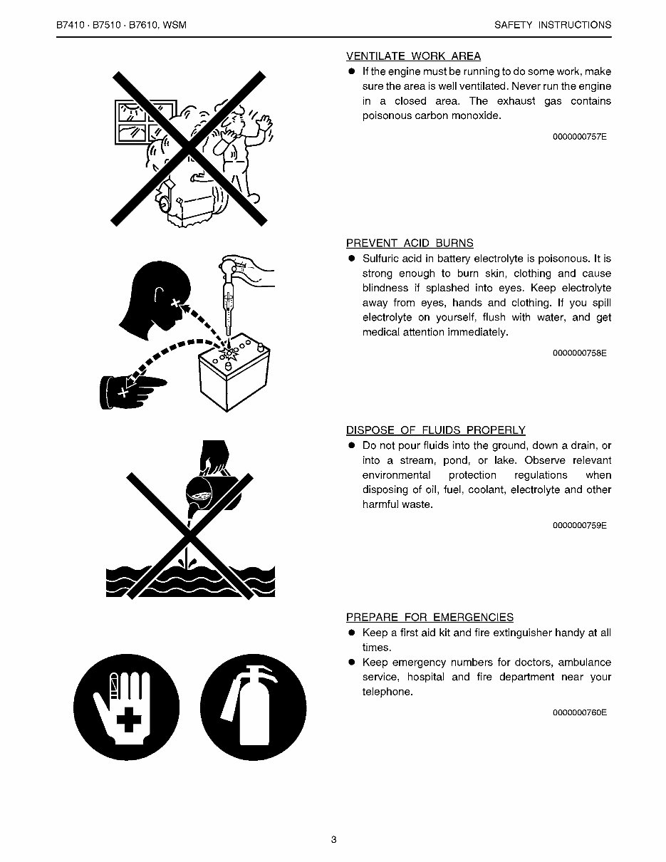 Kubota B7510 Tractor OEM Service & Repair Manual preview img 5