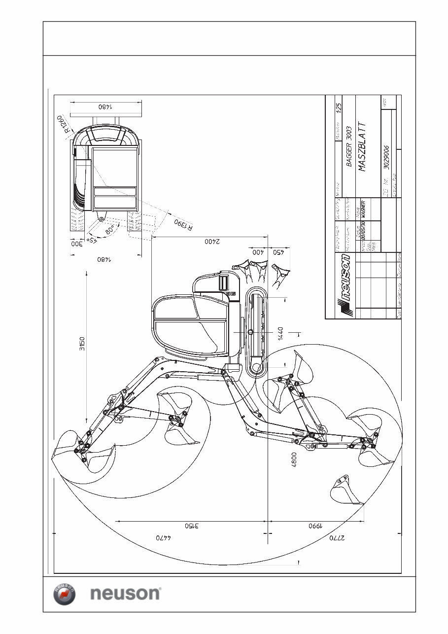 Neuson 3003 excavator Workshop Repair Service Manual preview img 9