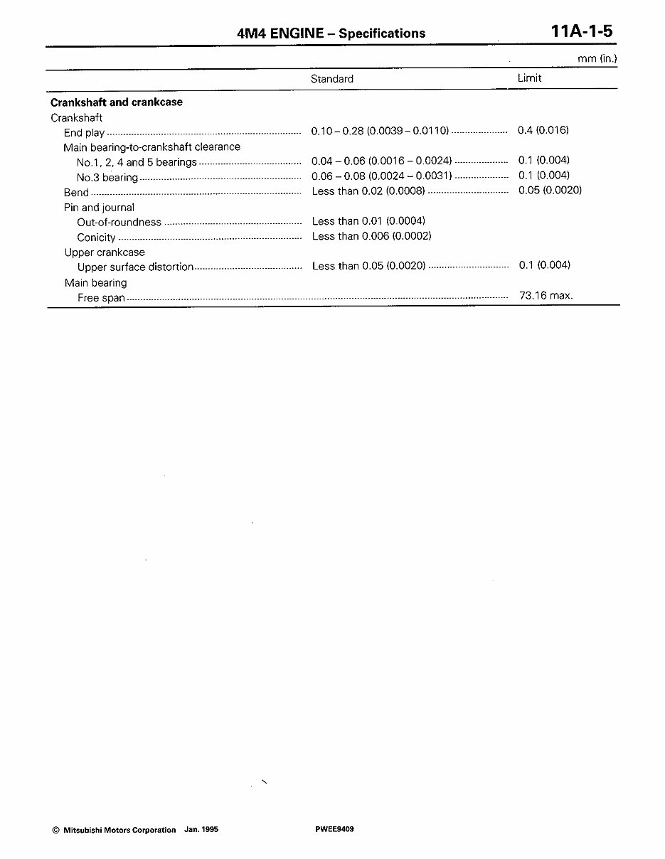 Mitsubishi 4M40 Engine Workshop Service Repair Manual preview img 10