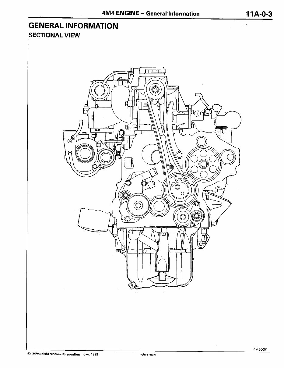 Mitsubishi 4M40 Engine Workshop Service Repair Manual preview img 2