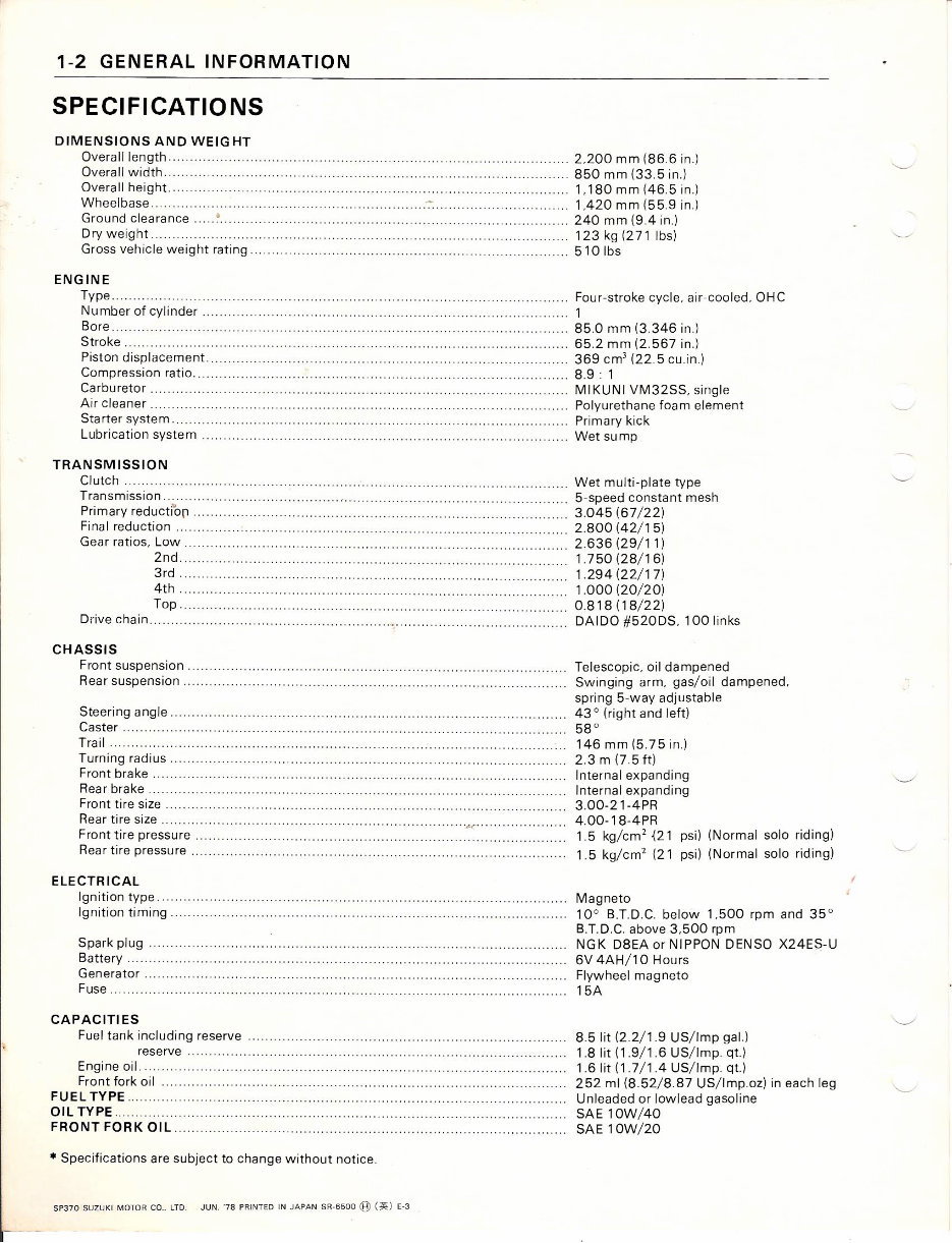 Suzuki SP370 SP 370 Motorcycle Complete Workshop Service Repair Manual preview img 6