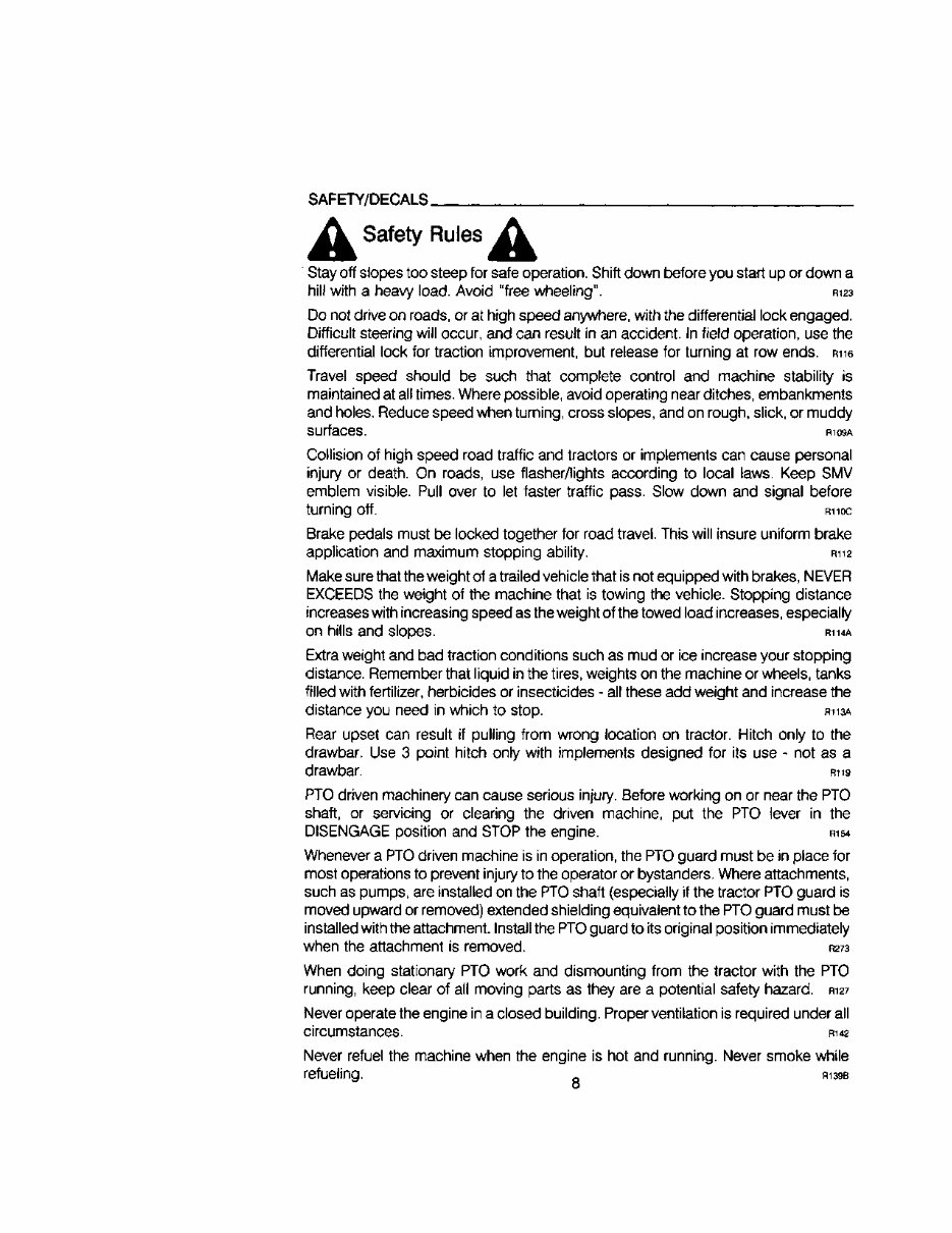 CASE IH 395 495 Tractor Operators Manual preview img 10