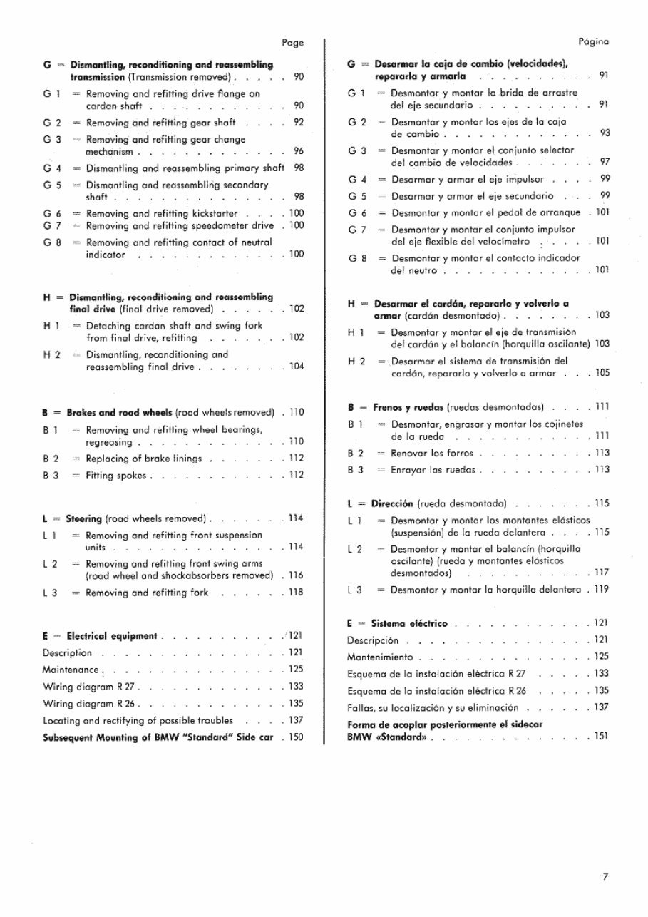 1957 BMW R26 R27 Service & Repair Manual preview img 9