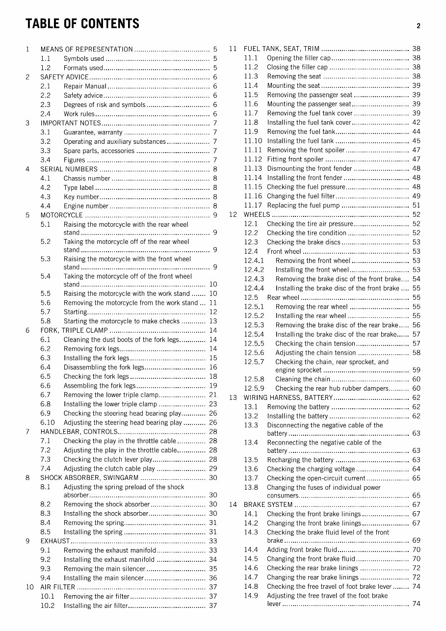 2013-2015 KTM 390 Duke OEM Service & Repair Manual preview img 4