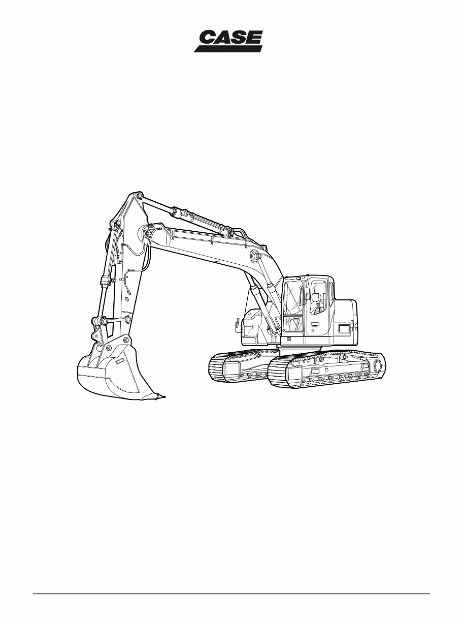 Case CX225SR Crawler Excavator OEM Service & Repair Manual preview img 1