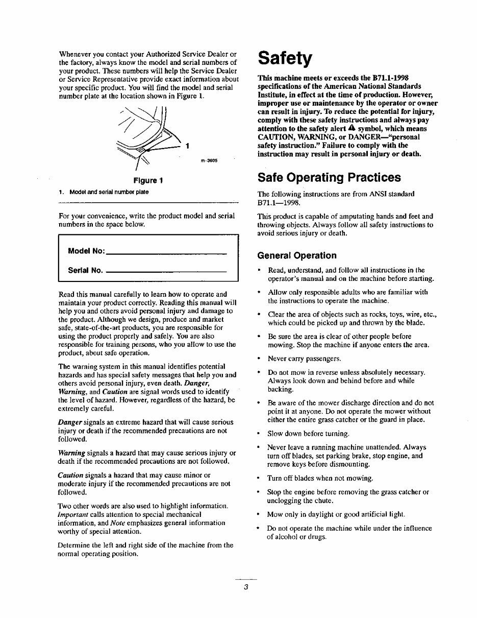 NEW HOLLand GT22 GARDEN Tractor Operators Manual preview img 5