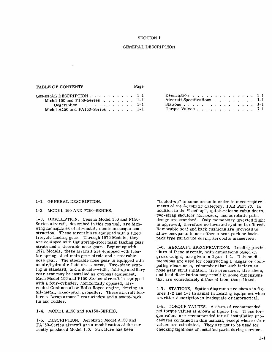 CESSNA 150 Service Manual preview img 7