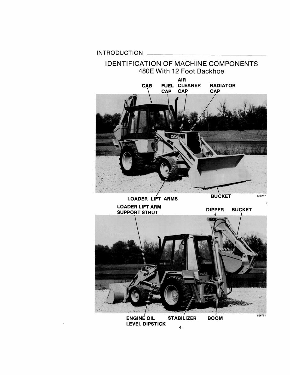 Case 480E Loader Backhoe Operators Instruction Manual - IMPROVED - preview img 6