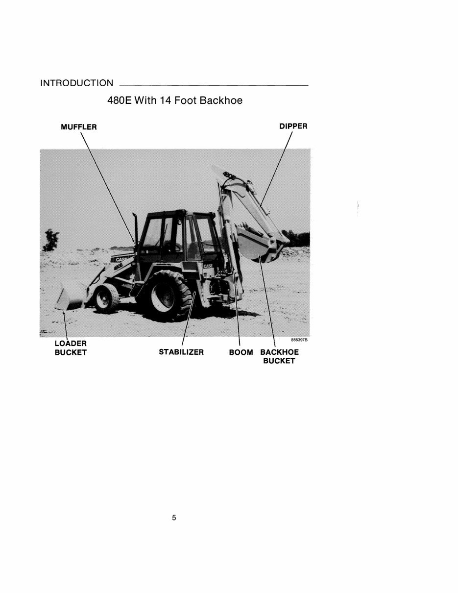Case 480E Loader Backhoe Operators Instruction Manual - IMPROVED - preview img 7