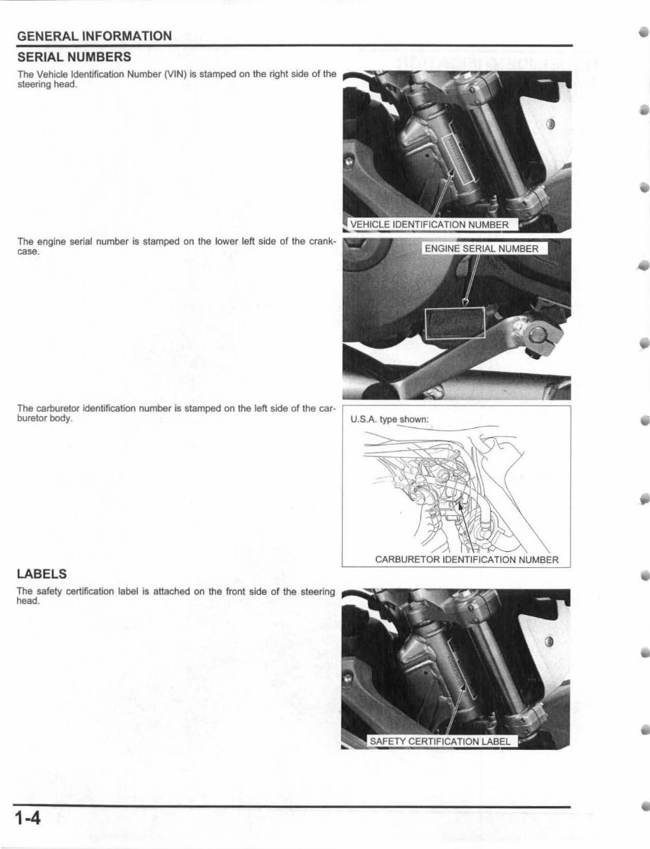 2008-2009 Honda CRF230L CRF230M Service & Repair Manual preview img 10