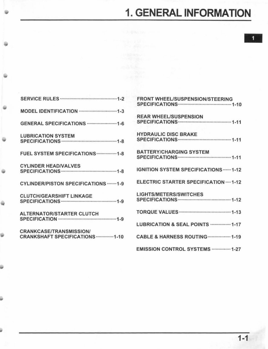 2008-2009 Honda CRF230L CRF230M Service & Repair Manual preview img 7
